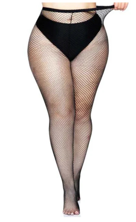 9013Q Bette Women's Fishnet Tights Black