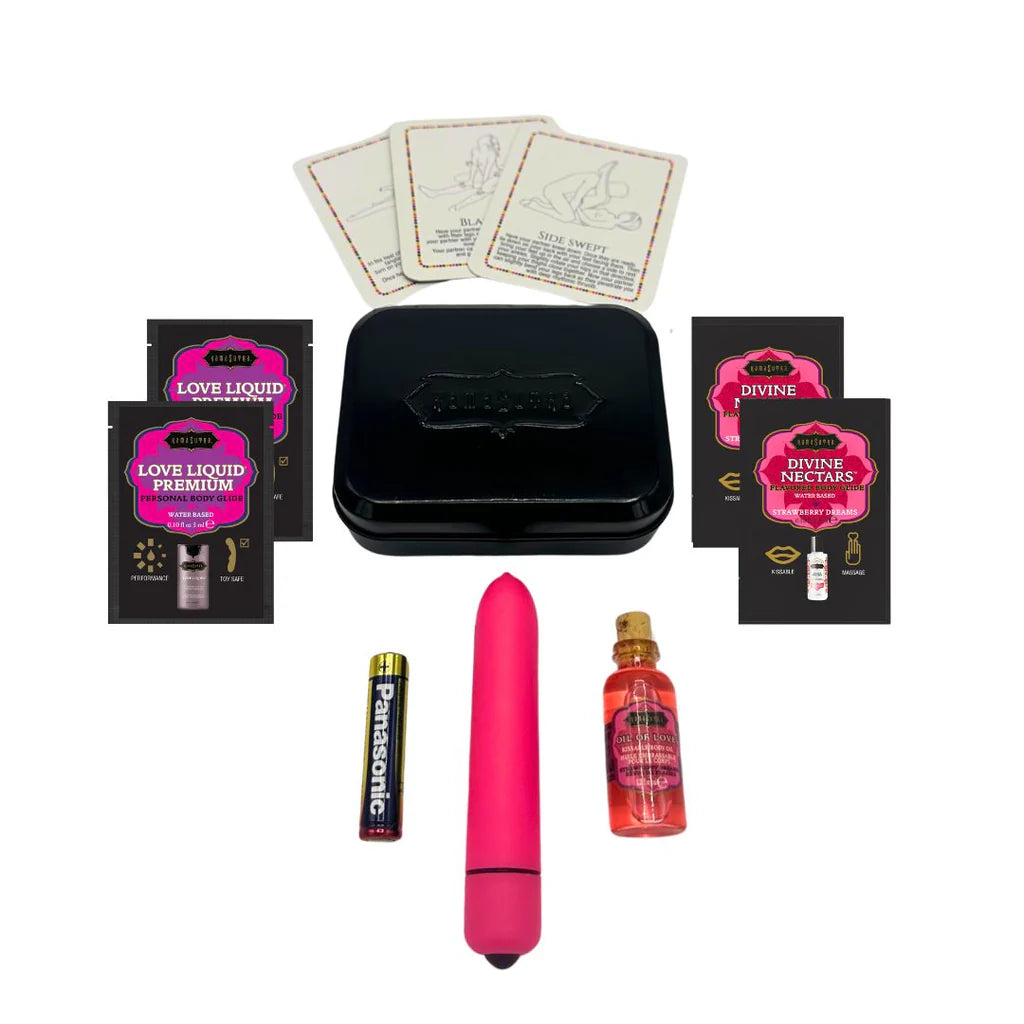Kama Sutra Vibe Weekender Kit-Strawberry Dreams