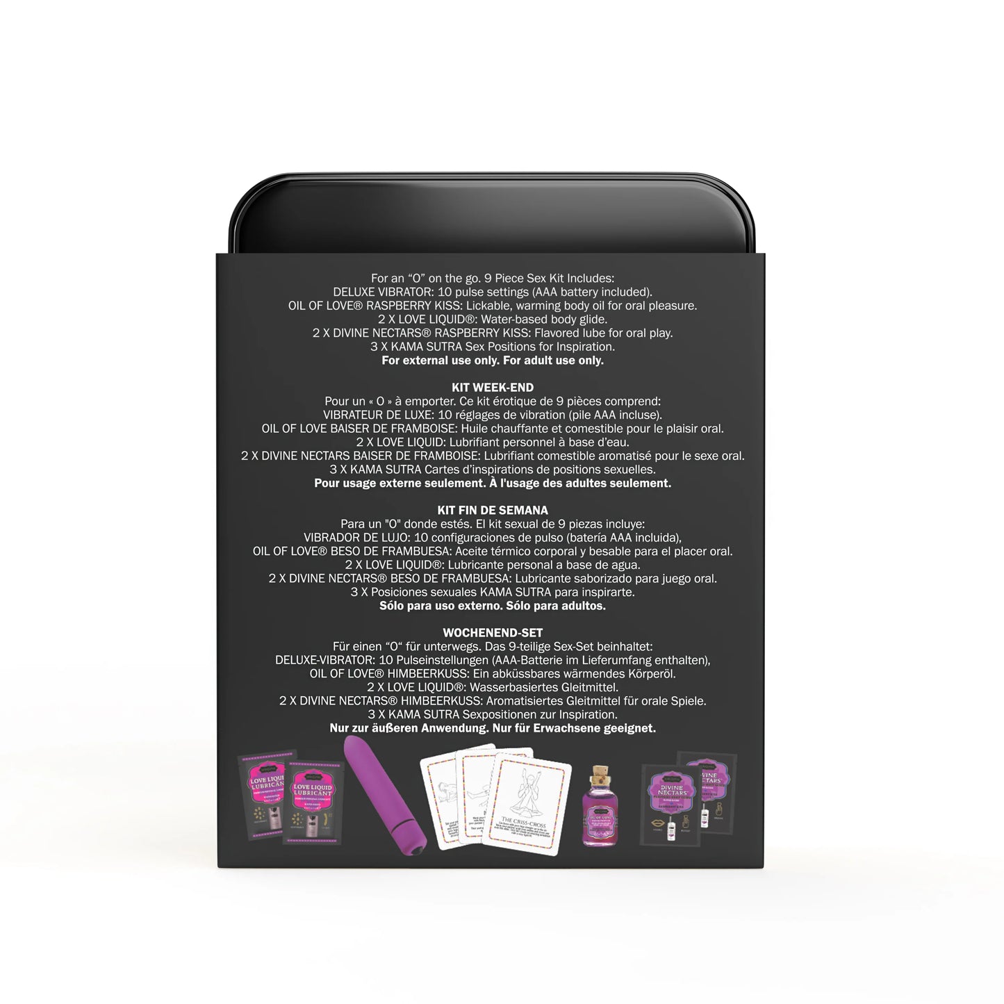 Kama Sutra Vibe Weekender Kit-Raspberry Kiss