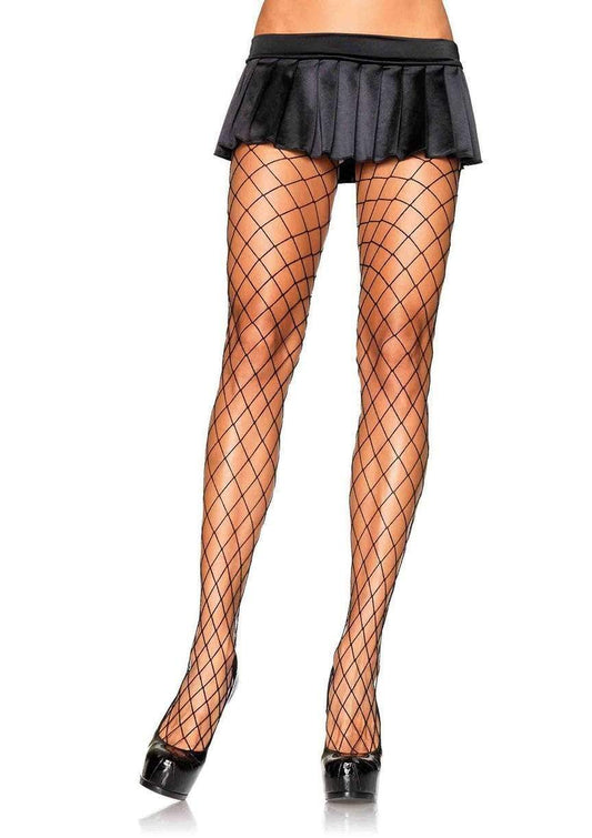 9005 Xena Spandex Diamond Tights Black