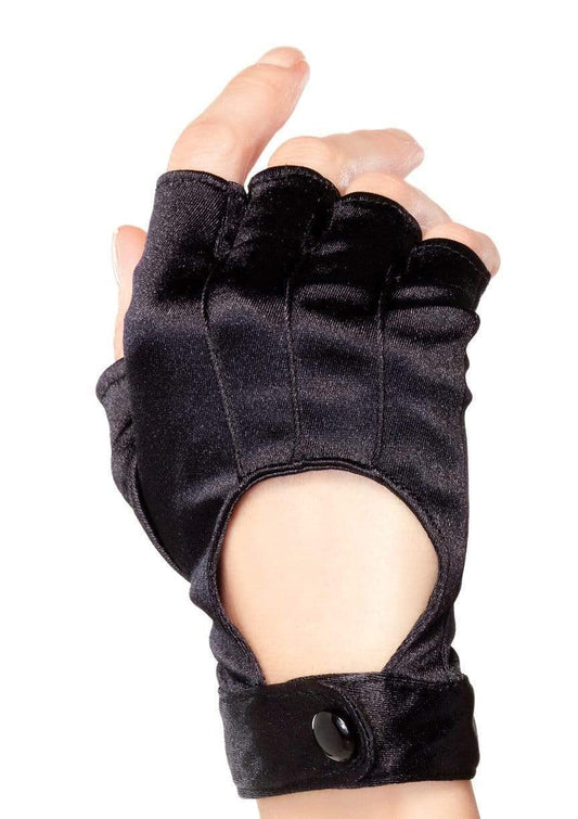 a1039 Guantes de Motociclista sin Dedos con Correa Velcro
