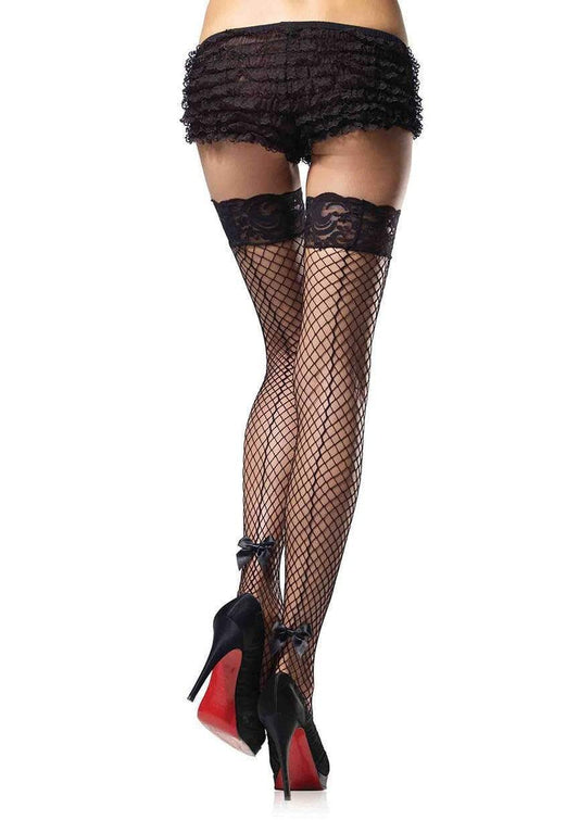 9315 Tessa Net Thigh High Stockings