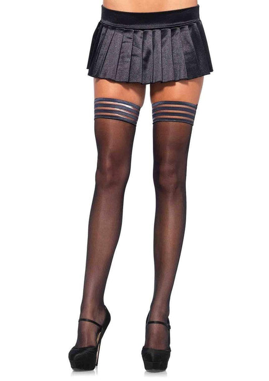 1068 Amy Stay Up Thigh High Stockings