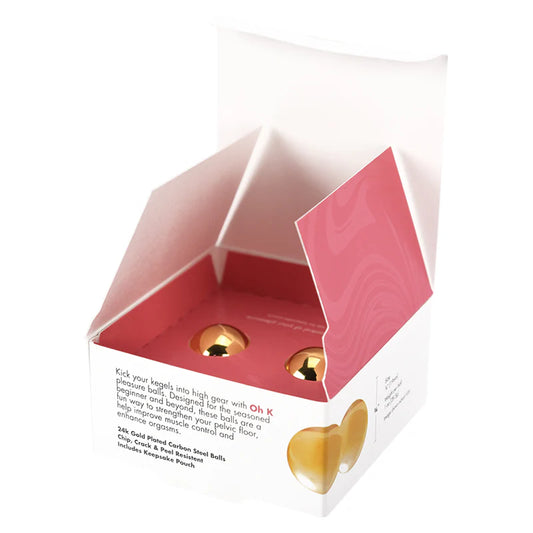 CG Oh k 24k Gold Plated Pleasure Balls