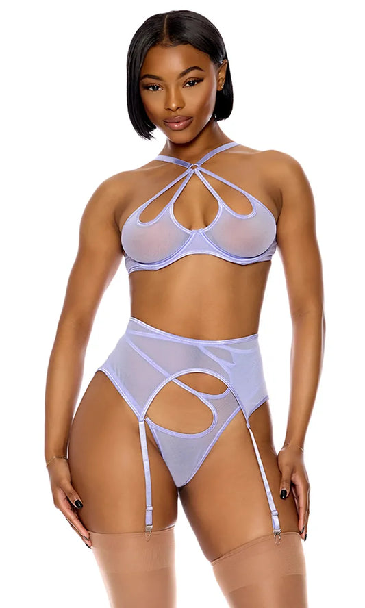 774511 Feeling Butterflies Halter Neck Lavender
