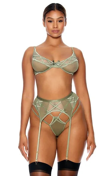 773015 Kiss Cross Lingerie Set SGE