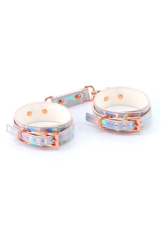 Cosmo Bondage Wrist Cuffs-Rainbow