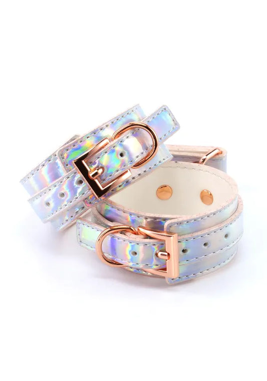 Cosmo Bondage Ankle Cuffs-Rainbow
